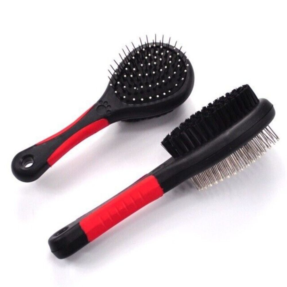 Petmiva double-sided pet grooming brush