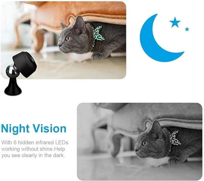Petmiva VisionGuard Mini Pet Safety Camera for Dogs & Cats