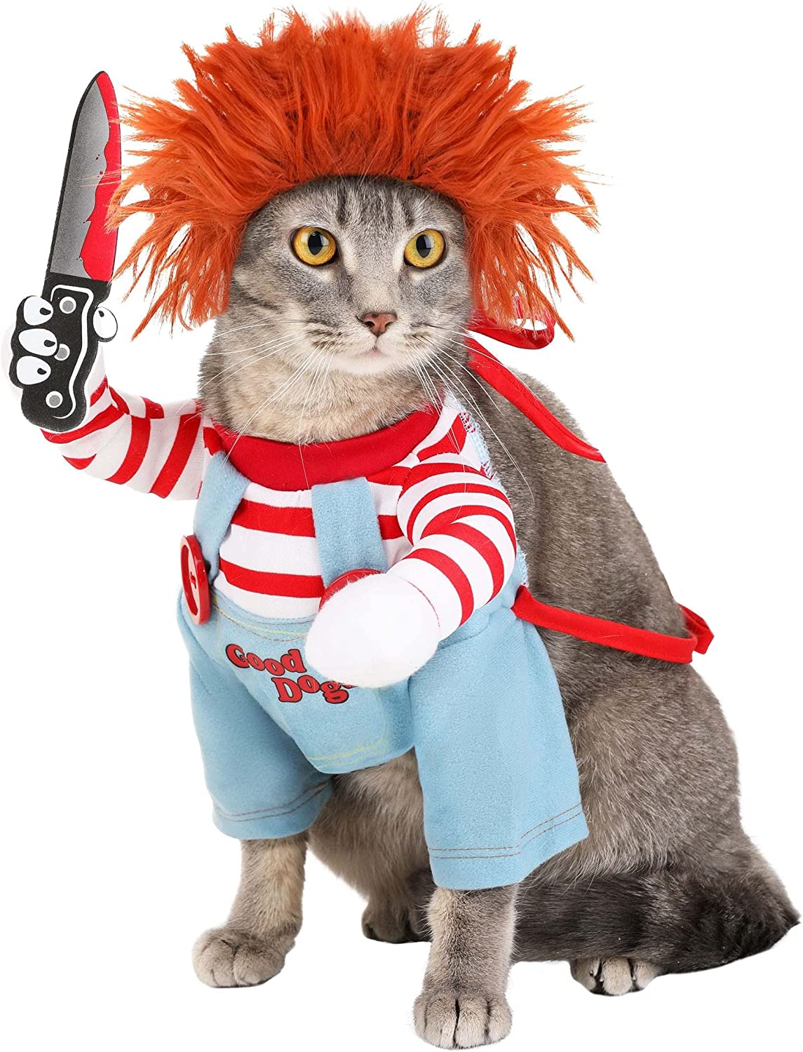 Petmiva Serial Killer Halloween Costume for Dogs & Cats