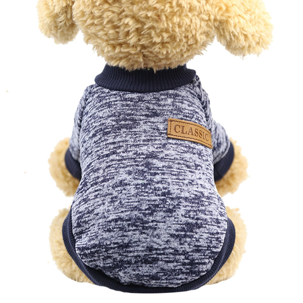 Petmiva Classic Knit Jacket for Cats – Cozy Winter Pet Clothing