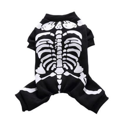 Petmiva Skeleton Halloween Costume for Dogs & Cats