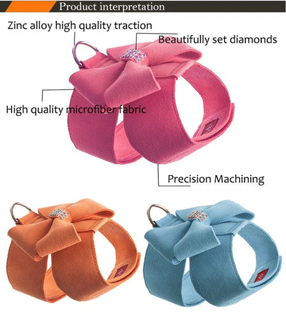 Petmiva Bow Harness for Dogs & Cats – Adjustable Chest Strap