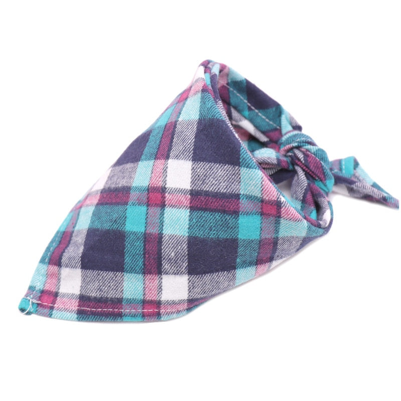Petmiva Blue Scarf Bandana for Dogs & Cats – Neck Accessory