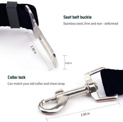 Petmiva Pet Car Seat Belt for Dogs & Cats – Safety Harness