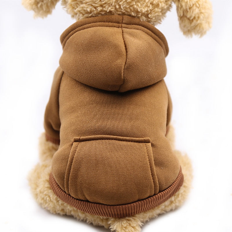 Petmiva Plain Hoodie for Cats – Cozy Pet Sweatshirt