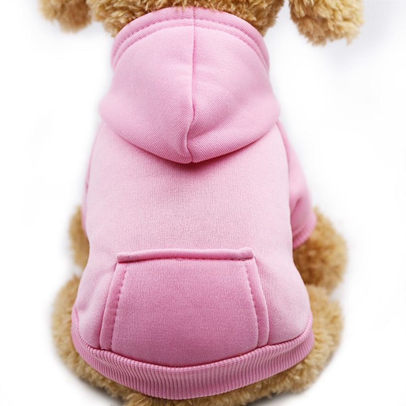 Petmiva Plain Hoodie for Cats – Cozy Pet Sweatshirt