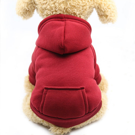 Petmiva Plain Hoodie for Cats – Cozy Pet Sweatshirt