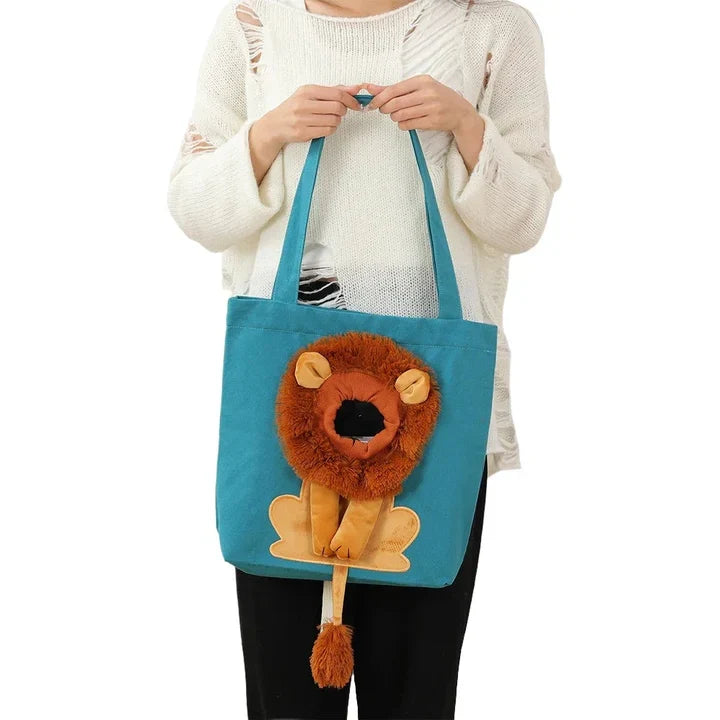 Lion Carrier Bag for Dogs & Cats – Travel Pet Bag