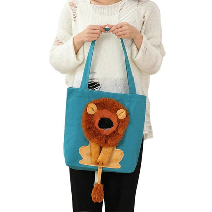 Lion Carrier Bag for Dogs & Cats – Travel Pet Bag