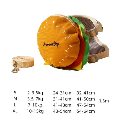 Petmiva Hamburger Pet Outfit for Dogs & Cats