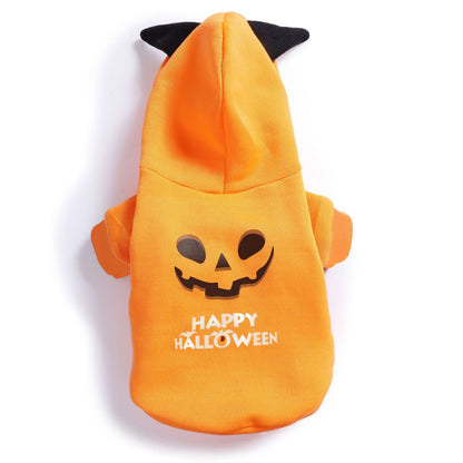 Petmiva Pumpkin Suit Halloween Costume for Dogs & Cats