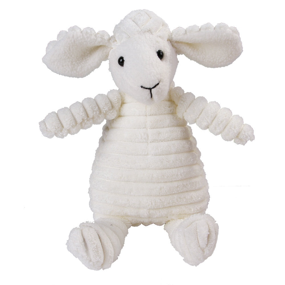 Petmiva Sheep Plush Squeaky Chew Toy for Dogs & Cats