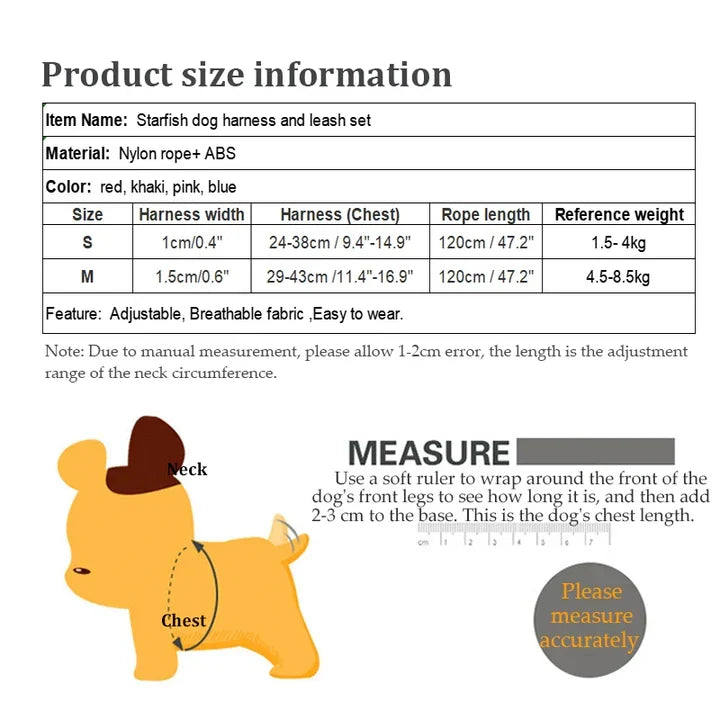 Petmiva Star Harness Adjustable Pet Harness for Dogs & Cats