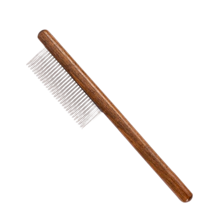 Petmiva Samson Grooming Comb for Dogs & Cats – Wooden Handle