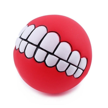 Petmiva Smiley Ball Chew Toy for Dogs & Cats – Dental Health