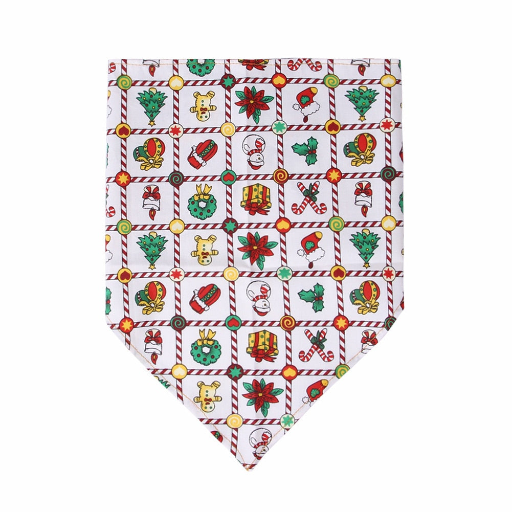 Petmiva Benny Christmas Pet Bandana for Dogs & Cats