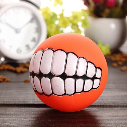 Petmiva Smiley Ball Chew Toy for Dogs & Cats – Dental Health
