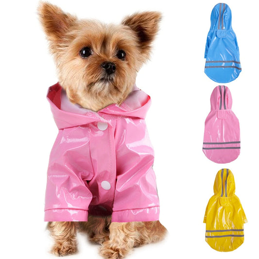 Petmiva Small Waterproof Coat Raincoat for Dogs & Cats