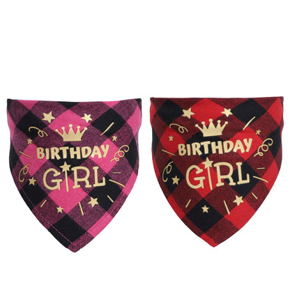 Petmiva Birthday Bandana for Dogs & Cats – Party Accessory