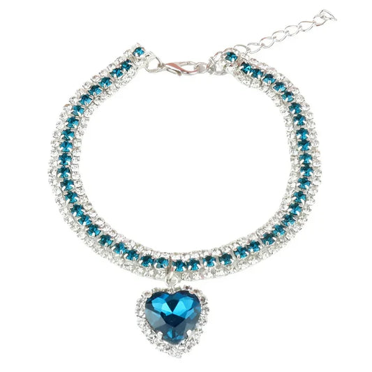 Petmiva Shiny Necklace Pet Collar for Dogs & Cats – Rhinestone Design