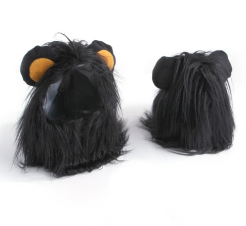 Petmiva Lion Wig Costume for Cats – Mane Headwear