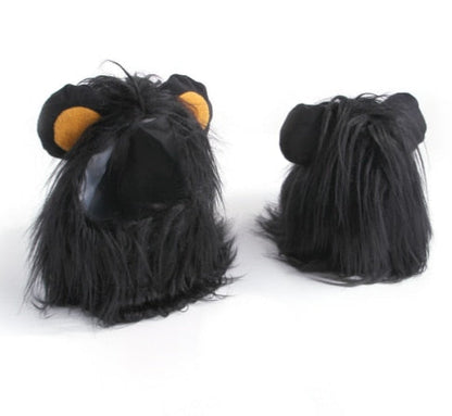 Petmiva Lion Wig Costume for Cats – Mane Headwear