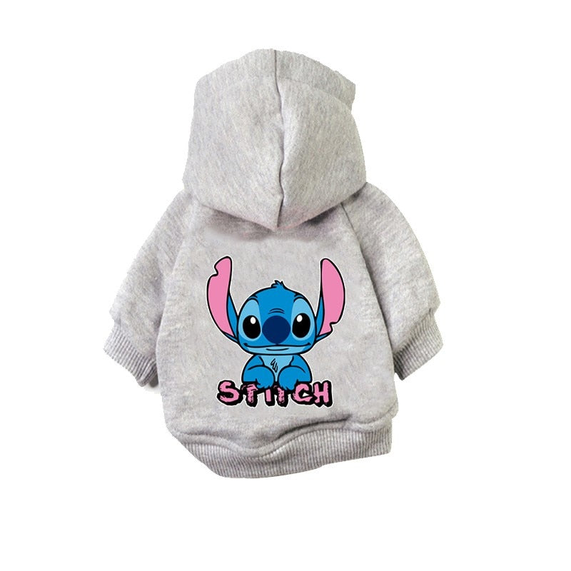 Petmiva Stitch Hoodie for Dogs & Cats – Cartoon Pet Sweatshirt
