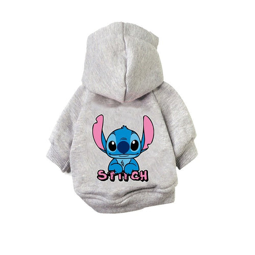 Petmiva Stitch Hoodie for Dogs & Cats – Cartoon Pet Sweatshirt