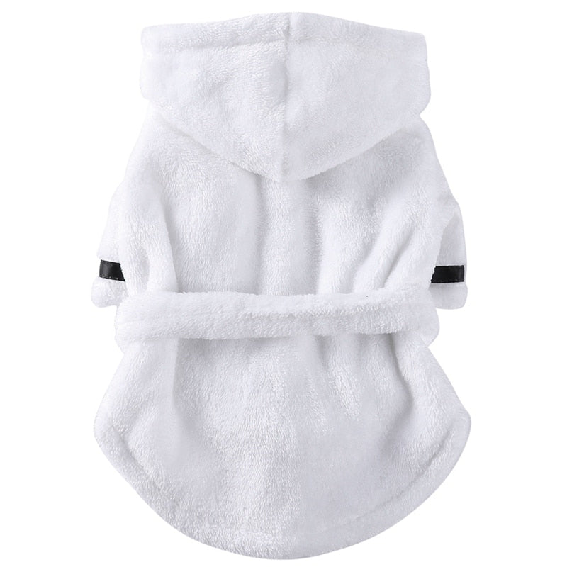 Petmiva Soft Pet Bathrobe for Dogs & Cats – Quick-Dry Towel Robe