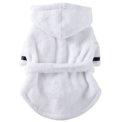 Petmiva Soft Pet Bathrobe for Dogs & Cats – Quick-Dry Towel Robe