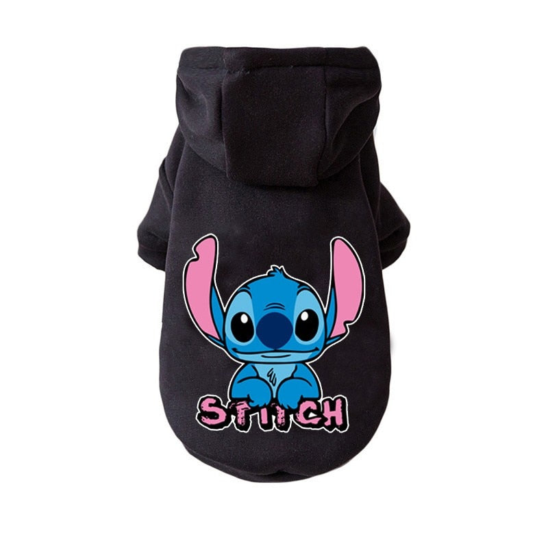 Petmiva Stitch Hoodie for Dogs & Cats – Cartoon Pet Sweatshirt