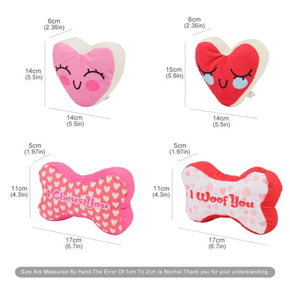 Petmiva Amor Squeaky Plush Pet Toy for Dogs & Cats