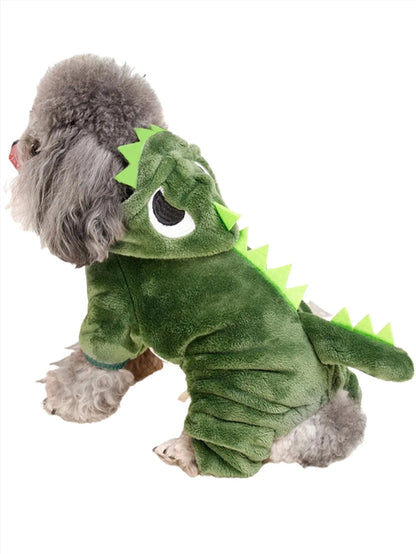 Petmiva Funny Dinosaur Pet Costume for Cats – Fun Outfit