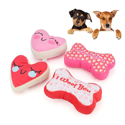 Petmiva Amor Squeaky Plush Pet Toy for Dogs & Cats