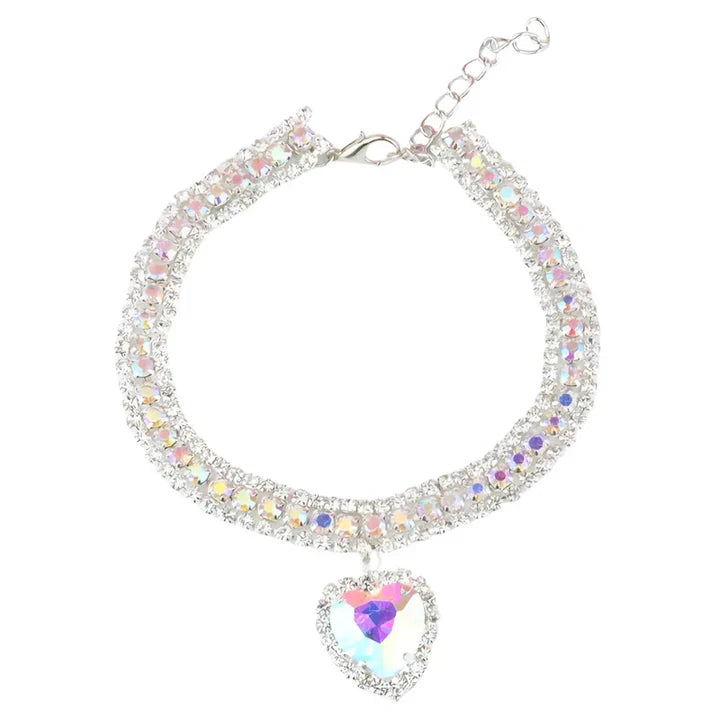 Petmiva Shiny Necklace Pet Collar for Dogs & Cats – Rhinestone Design