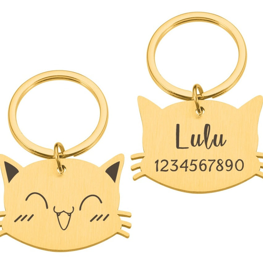 Petmiva Name Tag Pet ID Accessory for Cats