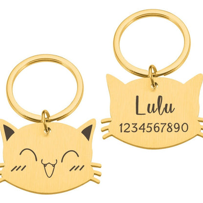 Petmiva Name Tag Pet ID Accessory for Cats