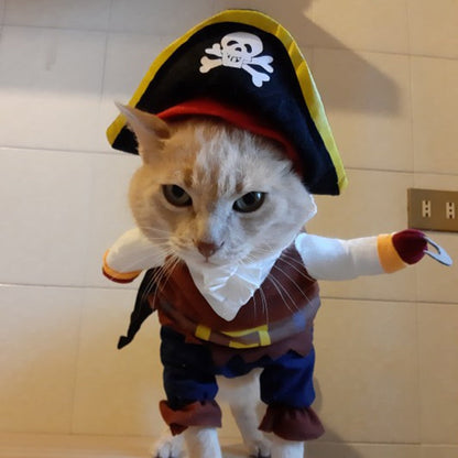 Petmiva Pirates of The Caribbean Halloween Costume for Dogs & Cats