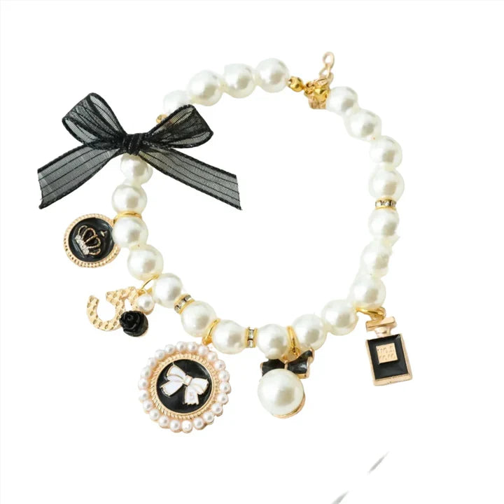 Petmiva Pearl Collar Necklace for Dogs & Cats – Pet Jewelry
