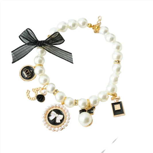 Petmiva Pearl Collar Necklace for Dogs & Cats – Pet Jewelry
