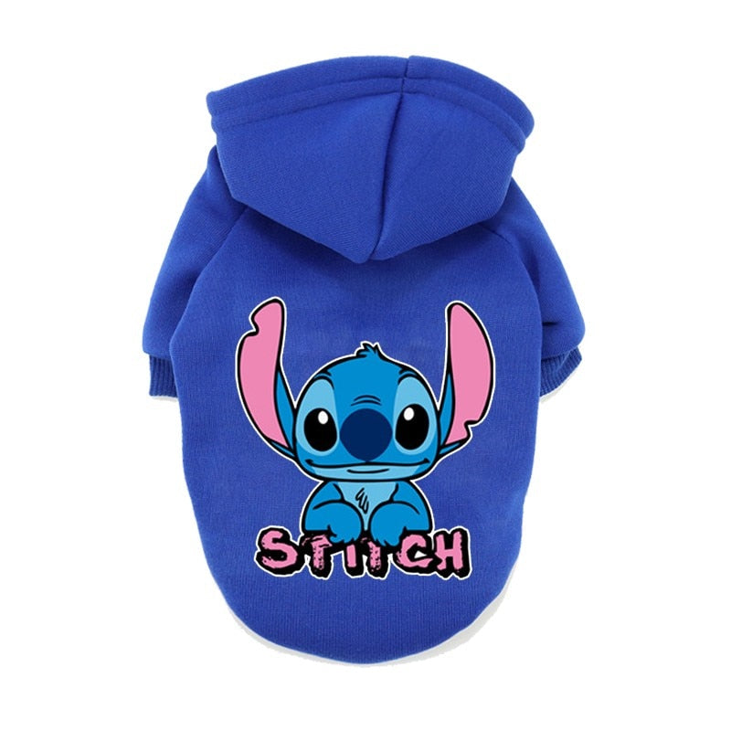 Petmiva Stitch Hoodie for Dogs & Cats – Cartoon Pet Sweatshirt