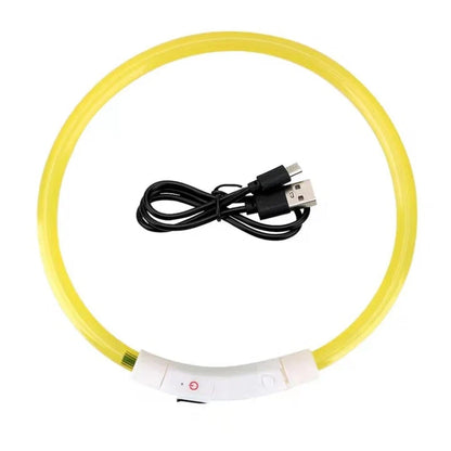 Petmiva LED Collar for Dogs & Cats – Light-Up Safety Collar