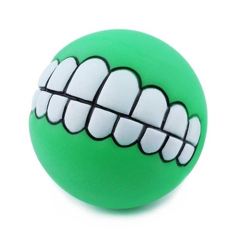 Petmiva Smiley Ball Chew Toy for Dogs & Cats – Dental Health