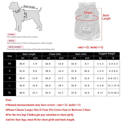 Dog Clothes Winter