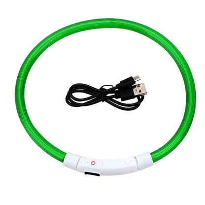 Petmiva LED Collar for Dogs & Cats – Light-Up Safety Collar