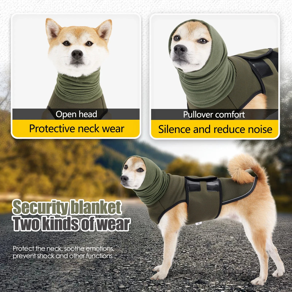 Petmiva CalmiVest Anxiety Relief Costume for Dogs & Cats