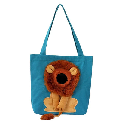 Lion Carrier Bag for Dogs & Cats – Travel Pet Bag