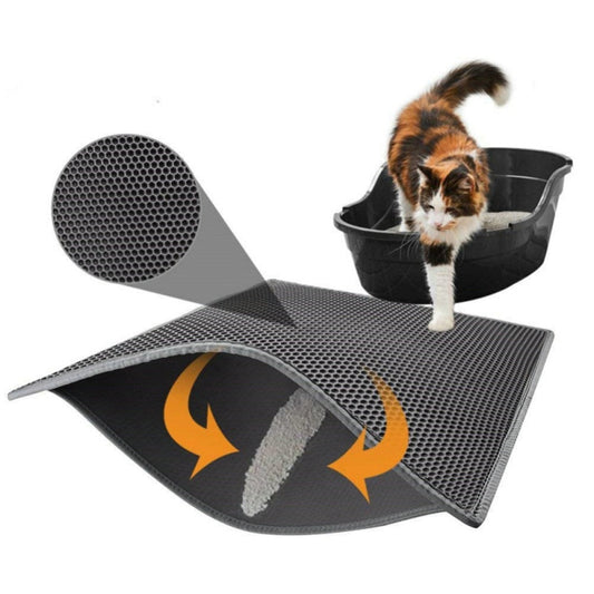 Petmiva Litter Mat for Cats – Waterproof Trapping Mat
