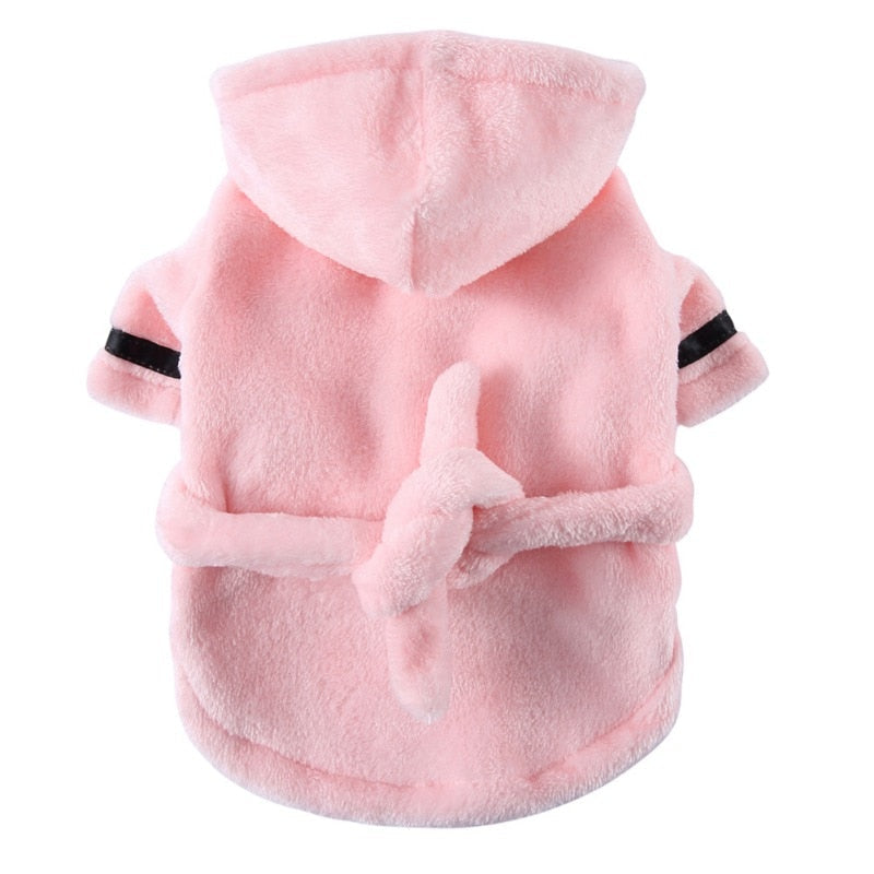 Petmiva Soft Pet Bathrobe for Dogs & Cats – Quick-Dry Towel Robe