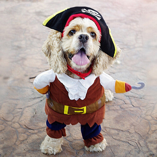 Petmiva Pirates of The Caribbean Halloween Costume for Dogs & Cats